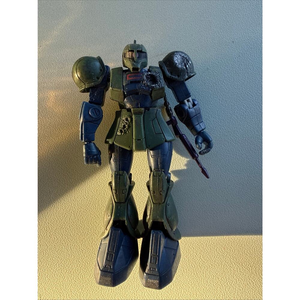 Vintage Bandai Gundam Scarred Mobile Suit MS-05 Zaku Action Figure